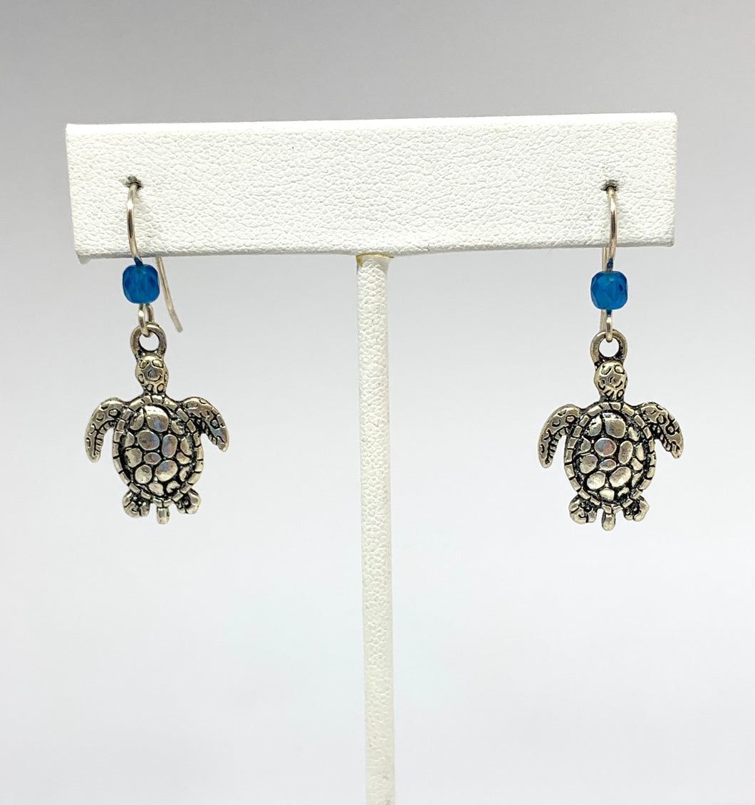 Sea Turtle Earrings - Lively Accents