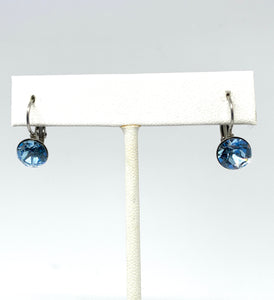 Birthstone Swarovski Small Leverback Earrings - Lively Accents