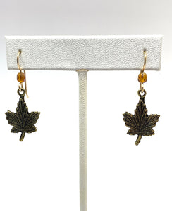 Maple Leaf Earrings - Lively Accents