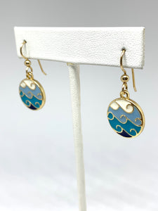 Ocean Waves Earrings - Lively Accents