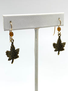 Maple Leaf Earrings - Lively Accents