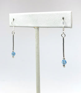 Birthstone Liquid Silver Earrings - Lively Accents