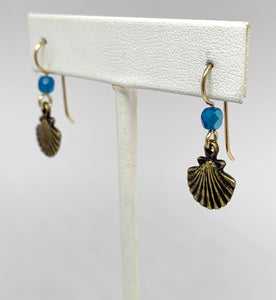 Scallop Shell Earrings - Lively Accents