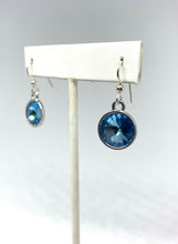 Load image into Gallery viewer, Birthstone Swarovski Rivoli Dangle Earrings - Lively Accents