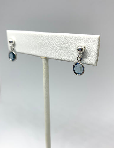 Swarovski Birthstone Channel Earrings - Lively Accents