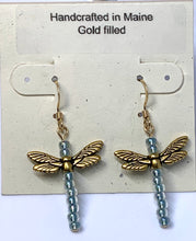 Load image into Gallery viewer, Dragonfly Beaded Earrings - Lively Accents