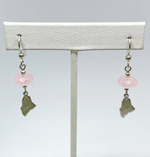 Load image into Gallery viewer, Maine Rose Quartz and Maine Charm Earrings - Lively Accents