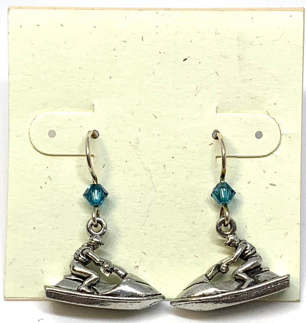 Jet Ski Earrings - Lively Accents