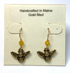 Bumble Bee Earrings - Lively Accents