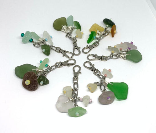 Sea Glass Purse Charms - Lively Accents