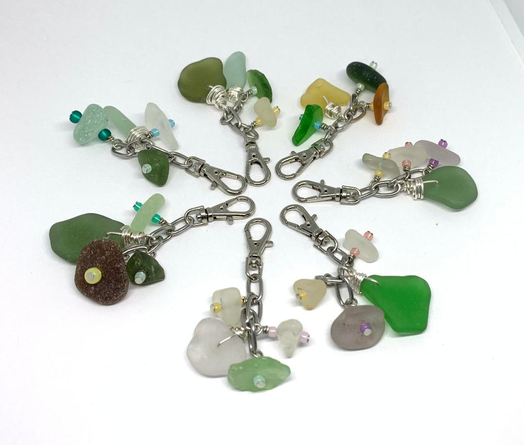 Sea Glass Purse Charms - Lively Accents