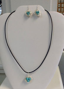 Birds Nest Necklace and Earring set - Lively Accents