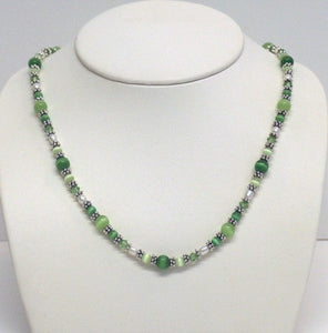 Fiber Optic Heishe Necklace/Set - Lively Accents
