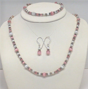 Fiber Optic Heishe Necklace/Set - Lively Accents