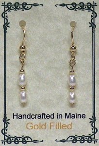 Freshwater Pearl Necklace, Earring  and Bracelet Set - Lively Accents