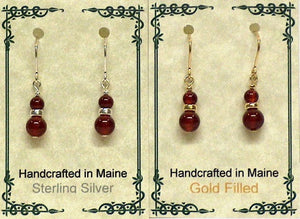 Gemstone Drop Earrings - Lively Accents
