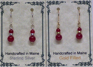 Gemstone Drop Earrings - Lively Accents