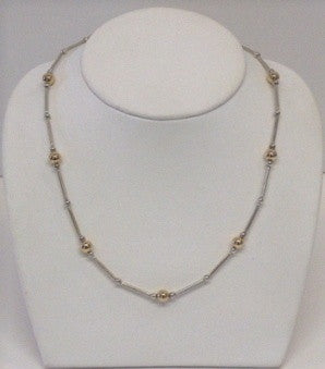 Silver & Gold Necklace - Lively Accents