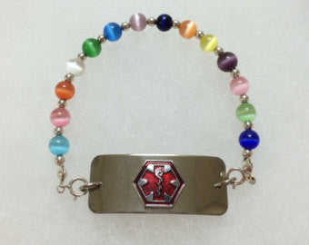 Interchangeable replacement bracelet medical alert - Lively Accents