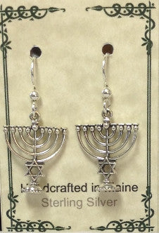 Sterling Silver Menorah - Lively Accents