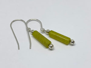 Gemstone Tube Earrings - Lively Accents