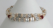 Load image into Gallery viewer, Mother&#39;s/Name Bracelets - Triple Strand - Lively Accents