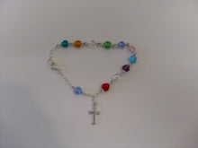 Load image into Gallery viewer, Pearl Rosary Bracelet - Lively Accents