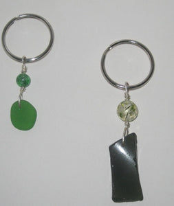 Sea Glass Keychains - Lively Accents