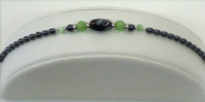 Sterling Silver and Hemitate Bracelet - Lively Accents