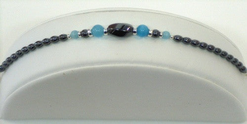Sterling Silver and Hemitate Bracelet - Lively Accents