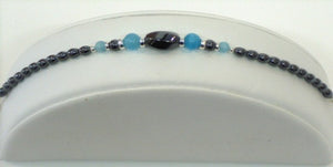 Sterling Silver and Hemitate Bracelet - Lively Accents