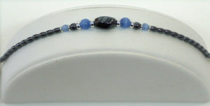 Sterling Silver and Hemitate Bracelet - Lively Accents