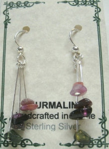 Tourmaline Chip Earrings - Lively Accents