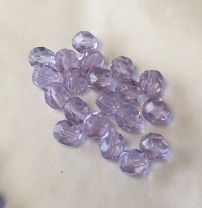violet color beads